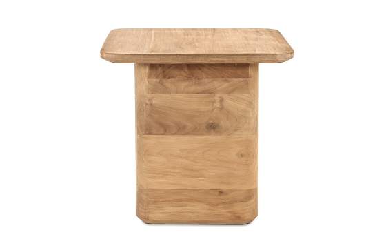 Mesa Auxiliar Baja Madera de Teca Natural Serie Eyre