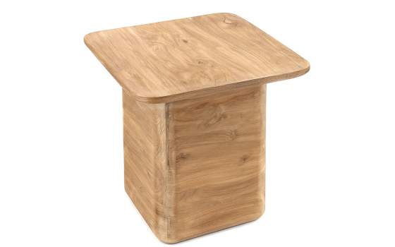 Mesa Auxiliar Baja Madera de Teca Natural Serie Eyre