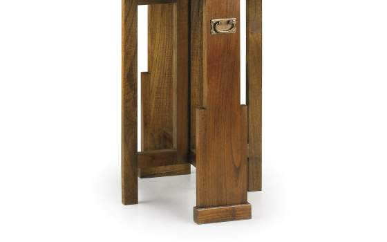 Mesa Auxiliar Colonial  Star Plegable 2 Alas de 50