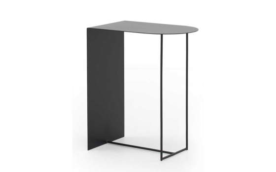 Mesa Auxiliar Comedor en Acero Negro Serie Akeren