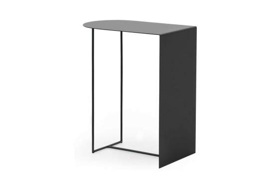 Mesa Auxiliar Comedor en Acero Negro Serie Akeren