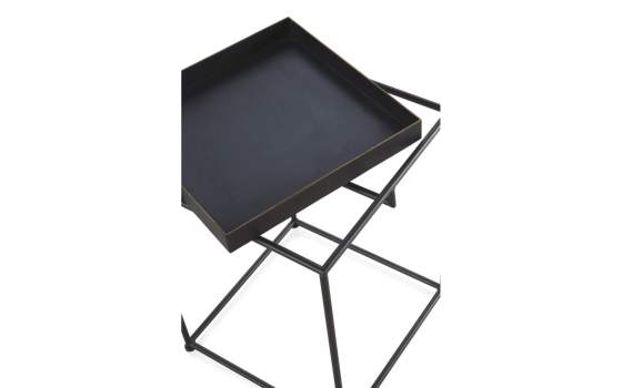 Mesa Auxiliar Forja Cuadrada Serie Deamon