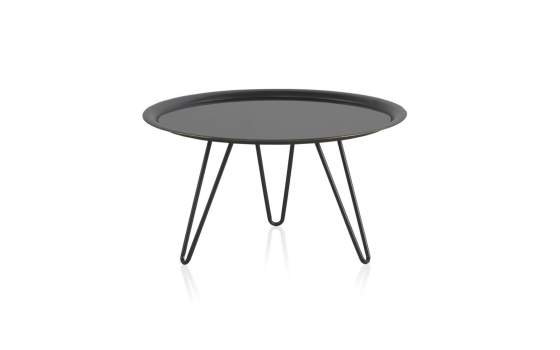Mesa Auxiliar Forja Redonda Cafetera Serie Deamon