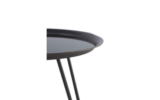 Mesa Auxiliar Forja Redonda Cafetera Serie Deamon