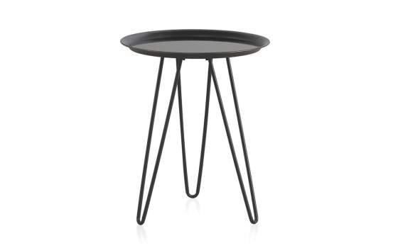 Mesa Auxiliar Forja Redonda de 44 cm Baja Serie Deamon