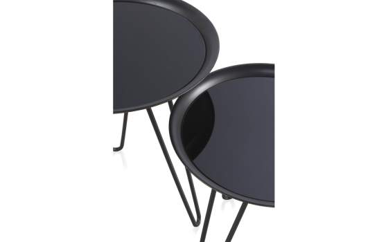 Mesa Auxiliar Forja Redonda de 44 cm Baja Serie Deamon