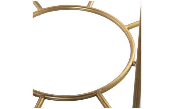 Mesa Auxiliar Margarita en Forja Oro Serie Bastrase