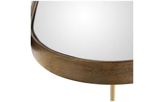 Mesa Auxiliar Margarita en Forja Oro Serie Bastrase