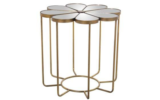 Mesa Auxiliar Margarita en Forja Oro Serie Bastrase