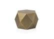 Mesa Auxiliar Metal Dorado Hexagonal Serie Ateslast