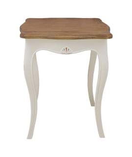 Mesa Auxiliar Paris Blanca Tapa Madera