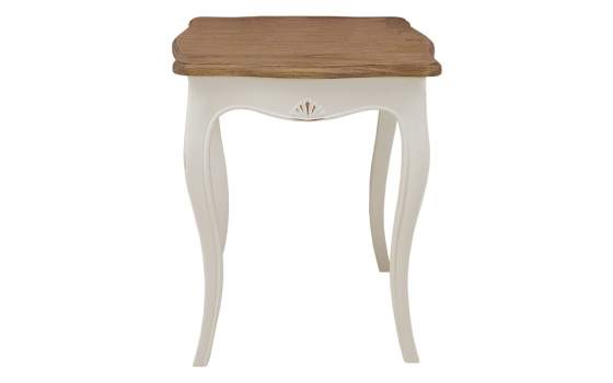 Mesa Auxiliar Paris Blanca Tapa Madera