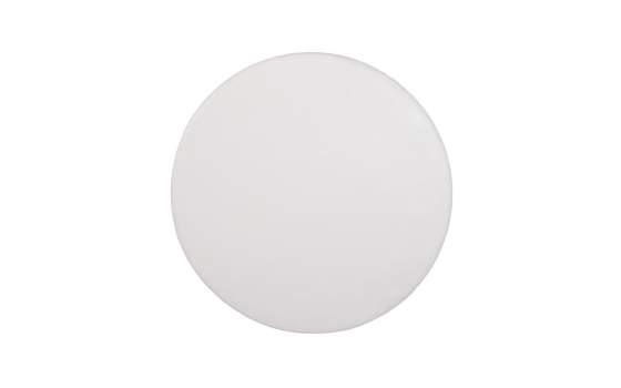 Mesa Auxiliar Redonda Bicolor Blanco Madera