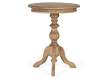 Mesa Auxiliar Redonda de 50 cm Madera Mindi - Serie Solstice