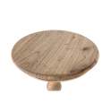 Mesa Auxiliar Redonda de 70 cm Madera Mindi - Serie Solstice