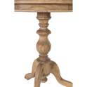 Mesa Auxiliar Redonda de 70 cm Madera Mindi - Serie Solstice