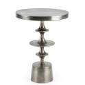 Mesa Auxiliar Redonda de Aluminio Clasica - Serie Achat