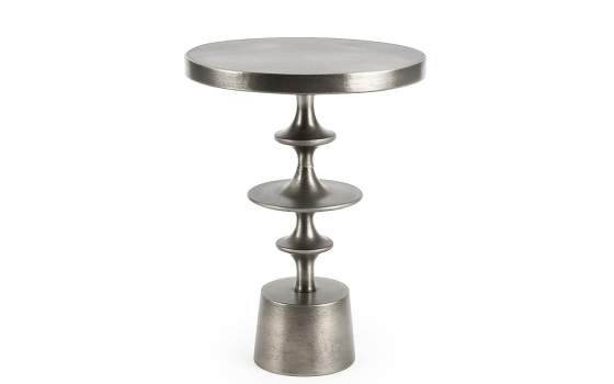 Mesa Auxiliar Redonda de Aluminio Clasica - Serie Achat