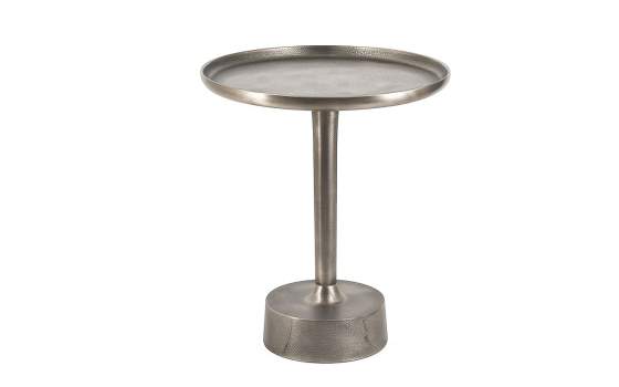 Mesa Auxiliar Redonda de Aluminio - Serie Achat