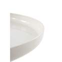 Mesa Auxiliar Redonda Metalica Crema - Serie Anento