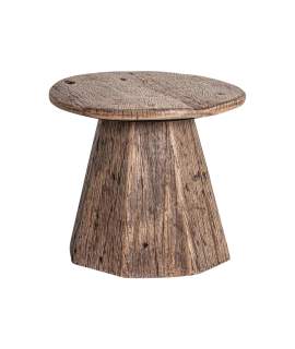 Mesa Auxiliar Rustica Madera Reciclada - Serie Walding