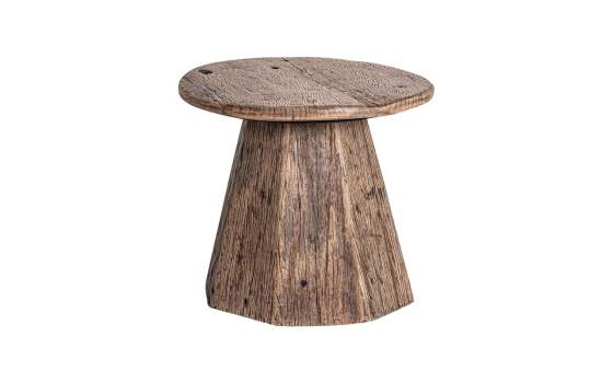 Mesa Auxiliar Rustica Madera Reciclada - Serie Walding
