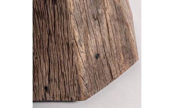 Mesa Auxiliar Rustica Madera Reciclada - Serie Walding