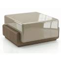 Mesa Auxiliar Salon Bicolor Nogal Arena - Serie Esenzia