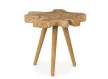 Mesa Auxiliar Tronco de Teca Natural Serie Alogny