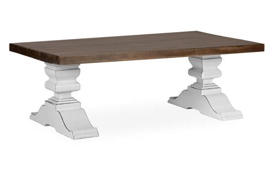 Mesa Baja de Centro Blanca Madera Provenzal Serie Everest Mesa Baja de Centro Blanca Madera Provenzal Serie Everest