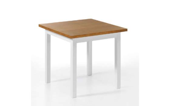 Mesa Bar Pino Cuadrada 5 Tamaños Acabado Colores