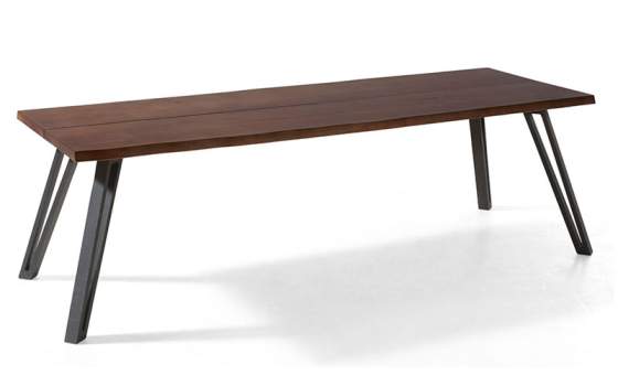 Mesa Bodega Madera Pino 2 Tamaños Tapa Irregular Kuarta