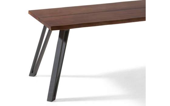 Mesa Bodega Madera Pino 2 Tamaños Tapa Irregular Kuarta