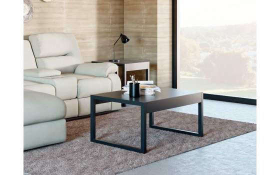 Mesa Centro Acero Moderna en 2 Tamaños Serie Athose