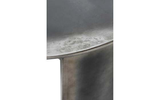 Mesa Centro Cafetera Redonda Industrial Metalizada Serie Hatible