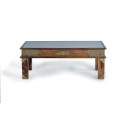 Mesa Centro Ceramica Bronce Repujado Oriental Serie Aichen
