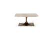 Mesa Centro Cuadrada 90 cm Mármol Metal - Emera
