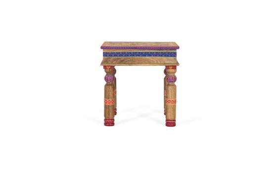 Mesa Centro Cuadrada Oriental Decorada Serie Adsis