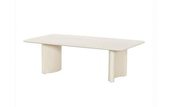 Mesa Centro Diseño Actual Color Crema Serie Tellus