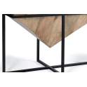 Mesa Centro Diseño Industrial Madera Mango y Forja Amando