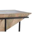 Mesa Centro Diseño Industrial Madera Mango y Forja Amando