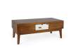 Mesa Centro Elevable Bicolor Estilo Colonial Serie Nordik