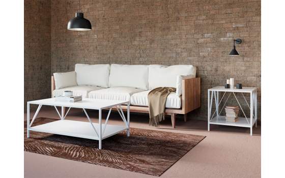 Mesa Centro Estilo industrial Chapa de Acero Serie Manzaneda Mesa Centro Estilo industrial Chapa de Acero Serie Manzaneda