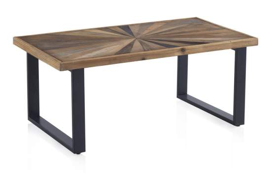 Mesa Centro Estilo Industrial Reciclada Serie Cortadie