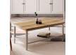 Mesa Centro Estilo Provenzal Color Perla Roble Adismu