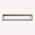 Mesa Centro Grande Rustica Madera Reciclada y Metal Walding