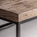 Mesa Centro Grande Rustica Madera Reciclada y Metal Walding