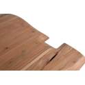 Mesa Centro Industrial Madera Acacia Forja Serie Amando