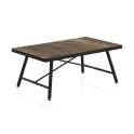 Mesa Centro Industrial Madera Forja Serie Ablitt
