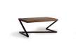 Mesa Centro Industrial Madera Mango y Forja Serie Amando